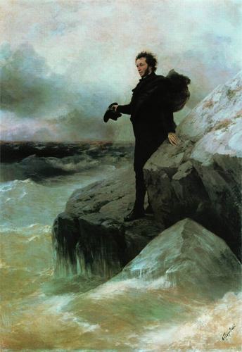 Иван Айвазовский. Прощание Пушкина с морем. 1877