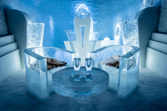 Ледяной отель в Юккасъярви