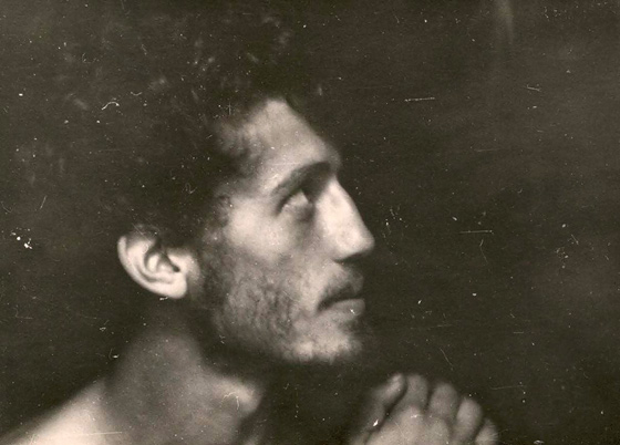 Леонид Аронзон после возвращения из геологической экспедиции перед госпитализацией (1960 г.)