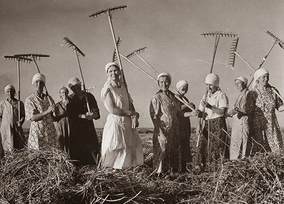 Советские крестьянки. Фотография Margaret Bourke-White. 1930-е