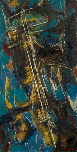 Владимир Немухин. Абстрактная композиция. 1962