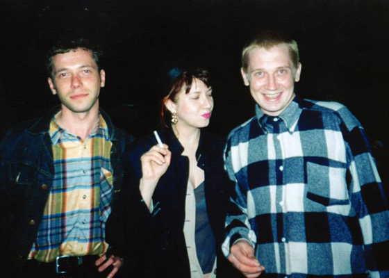 Валерий Кацуба, Белла Матвеева и Владислав Мамышев-Монро. Санкт-Петербург, середина 1990-х