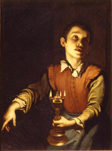 Франческо Курради «Мальчик со светильником»
