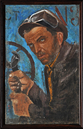 Александр Самохвалов. Портрет техника Гаврилова. 1931