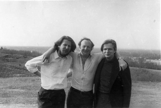 Рамунас Катилюс, Иосиф Бродский и Томас Венцлова. 1972