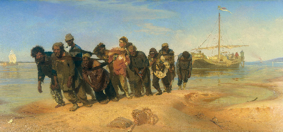 Илья Репин. Бурлаки на Волге. 1873