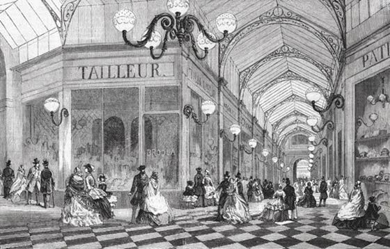В парижском пассаже XIX века