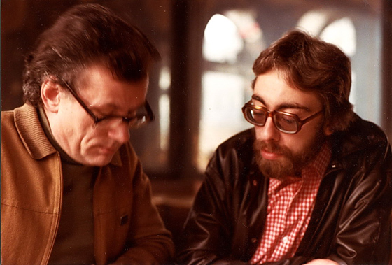 С Кронидом Любарским в Вене, ноябрь 1984 года