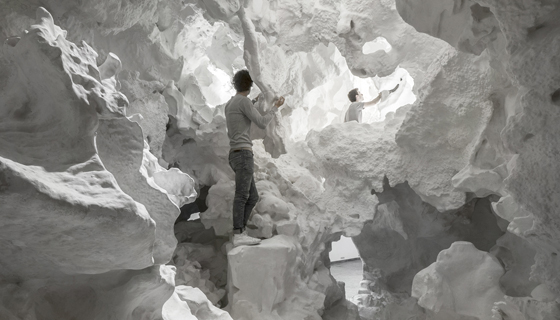 Кристиан Керец. Incidental Space, инсталляция. Павильон Швейцарии на 15-й Венецианской архитектурной биеннале, 2016