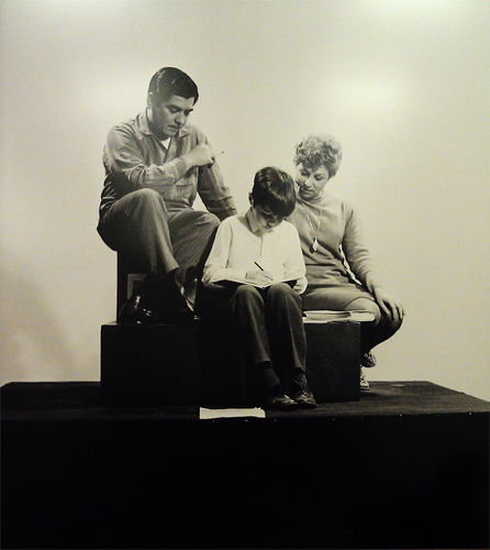Оскар Бони. Семья из рабочего класса. 1968. Фотография в экспозиции Кунстхалле Цюрих