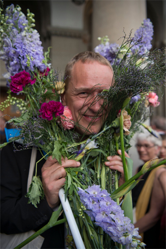 Кристиан Янковский на открытии «Манифесты». Цюрих, 10 июня 2016 года