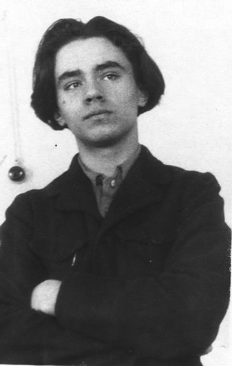 Михаил Белецкий на 1-м курсе. 1952 г.