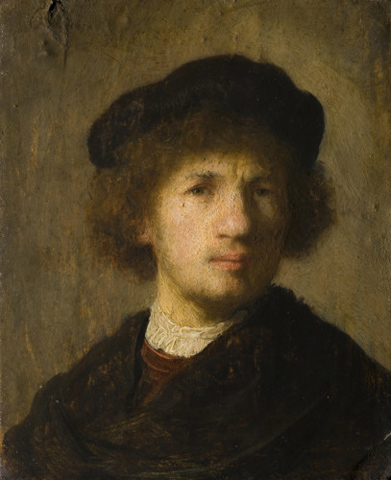 Рембрандт Харменс ван Рейн. Автопортрет. 1630