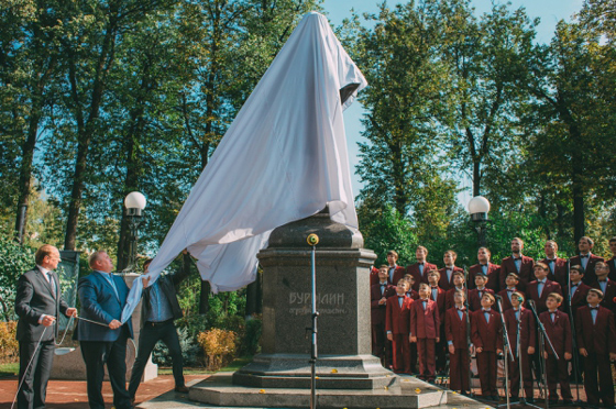 Открытие памятника фабриканту и меценату Николаю Бурылину в Иваново