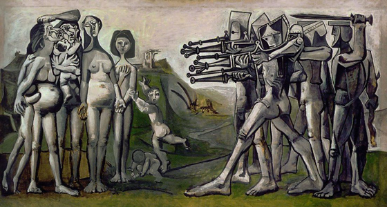 Пабло Пикассо. Резня в Корее. 1951 