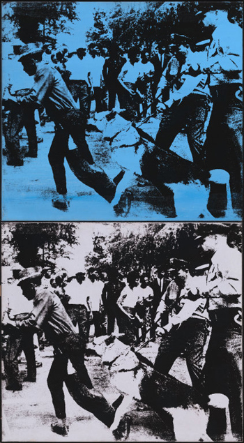 Энди Уорхол. «Маленькие расовые беспорядки», 1964. Коллекция Чикагского института искусств
