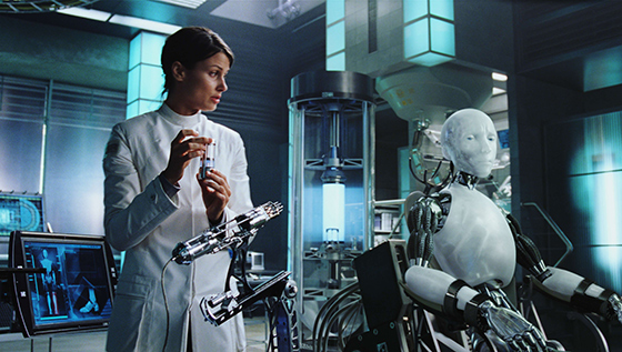 Кадр из фильма «Я, робот», 2004