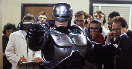 Кадр из фильма «Робокоп», 1987