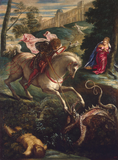 Якопо Тинторетто. Святой Георгий. 1543-1544
