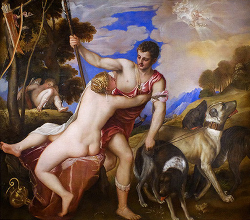 Тициан. Венера и Адонис. Около 1545 (авторское повторение)