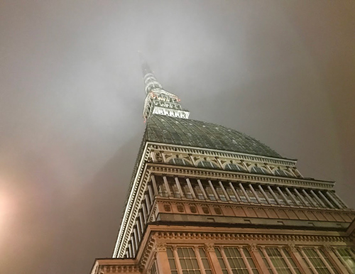 Турин, Моле-Антонеллиана в тумане