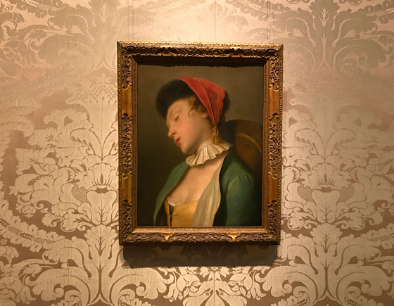 Картина Пьетро Ротари «Спящая девушка» (1756) в Национальной галерее, Вашингтон