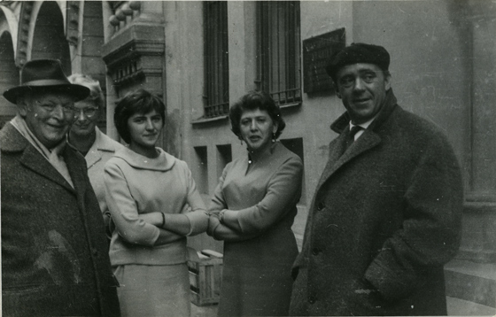 С Генрихом Бёллем. Москва, 1962. Фото Льва Копелева