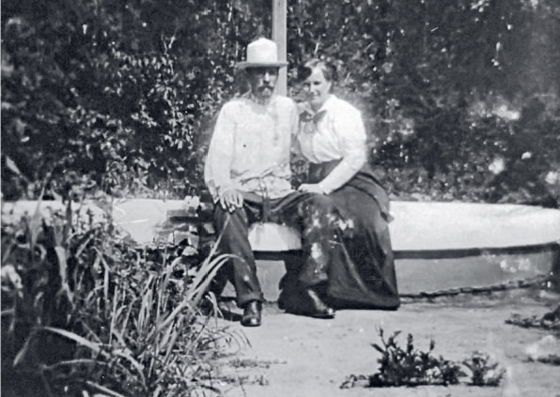П. Е. Степанов и его жена