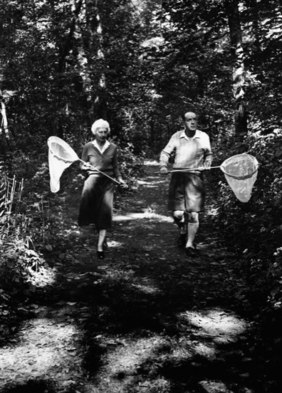 Владимир и Вера Набоковы. Итака, 1958. Фото Карла Майданса