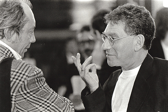Джон Минихэн и Зиновий Зиник. Прага. Июнь 1997
