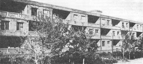 Ереван. «Шахматный» жилой дом. 1930. Архитекторы К. Алабян и М. Мазманян