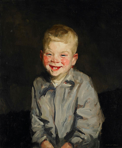 Роберт Генри. Смеющийся мальчик. 1910. Алабамский музей изобразительных искусств в Бирмингеме