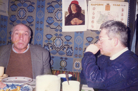 Сергей Юрский и Александр Ласкин. Октябрь 1996 года