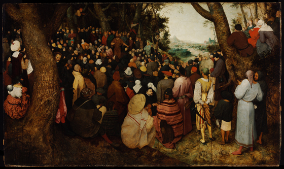 Питер Брейгель Старший. Проповедь святого Иоанна Крестителя. 1566. Дерево, масло