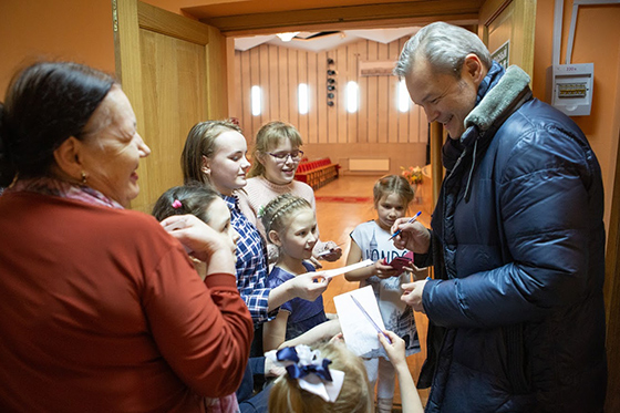 Вадим Репин после концерта в Искитиме