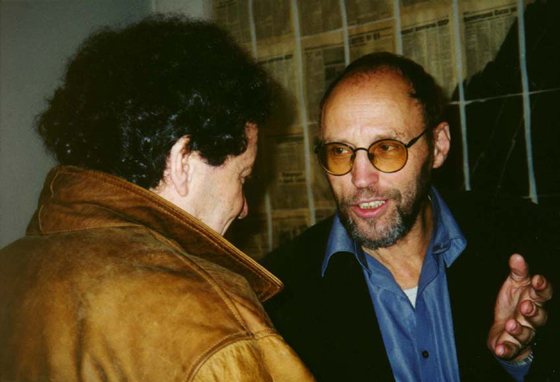 Алексей Парщиков и Дмитрий Александрович Пригов в Кёльне. 2001
