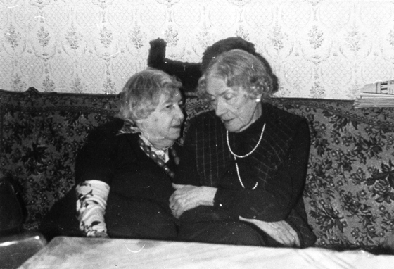И.М. Наппельбаум и Е.К. Лившиц. Ленинград, зима 1984—1985 гг. 