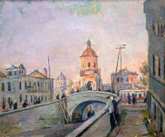 Амшей Нюренберг. Вид Елисаветграда. Холст, масло. 1933