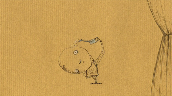 Кадр из мультфильма Коджи Ямамуры «Метафизика ребенка»