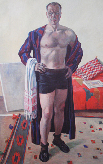 Александр Дейнека. Автопортрет. 1948. Холст, масло