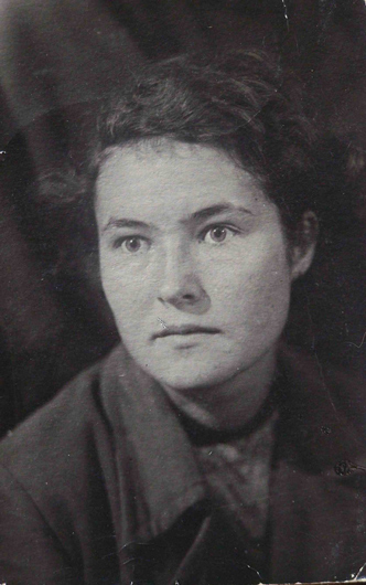 Т. Яблонская в студенческие годы. 1939