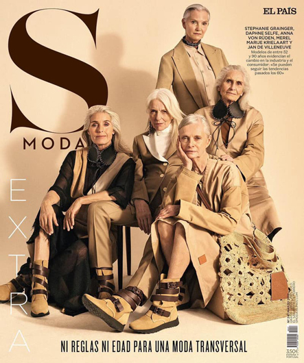 Обложка испанского журнала S Moda (модели от 52 до 90 лет)