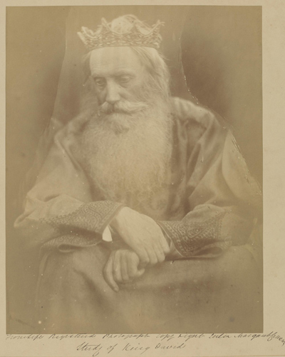 Джулия Маргарет Кэмерон. Сэр Генри Тейлор в роли царя Давида. 1866