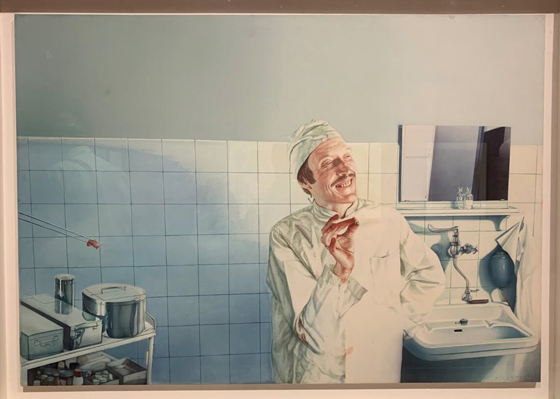 Готфрид Хельнвайн (<em>Gottfried Helnwein</em> (*1948)). Саркастический врач. 1973. Альбертина — на длительном хранении из частного собрания