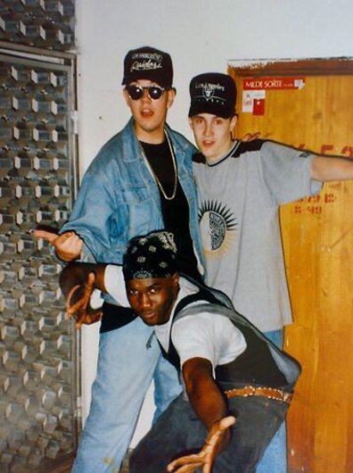 Айсберг из «КТЛ ДиЛЛ», DJ Milando и Elvis D. (группа «Братья Наличные»). 1992