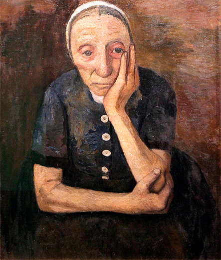 Паула Модерзон-Беккер. Старая крестьянка. 1903