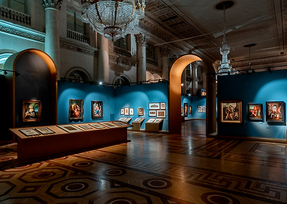 Выставка «Линия Рафаэля. 1520–2020». Общий вид экспозиции