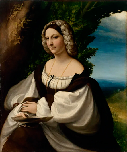 Корреджо. Женский портрет. Около 1518–1519. Холст, масло
