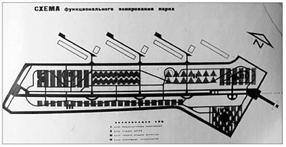 С.И. Белов. Проект парка отдыха для Ленинска. 1965–1969