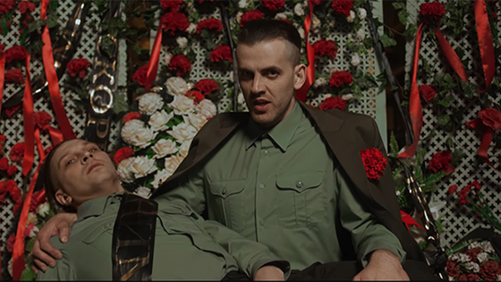 Кадр из клипа «Говорит Москва». 2021